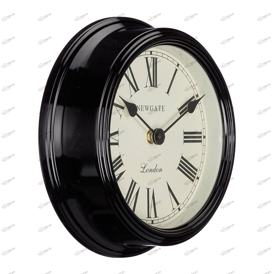 Настенные часы Small Gallery, Ø 22 см, черные Newgate FAS584EK