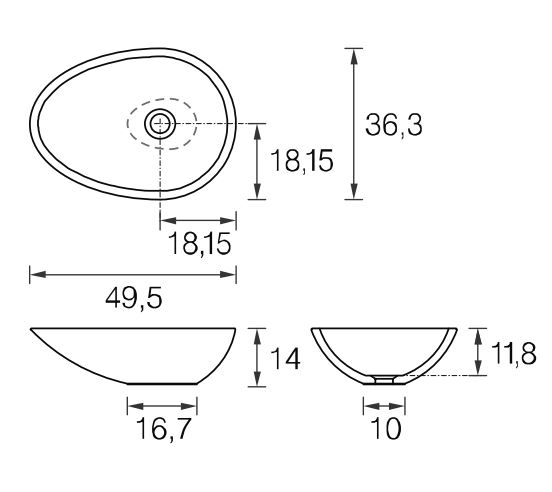 Vov due Mastella  Раковина  - Вид №3
