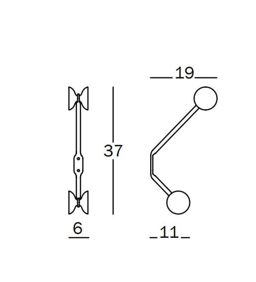 Кованые железные настенные вешалки Magis мастерская ARCH-00126511 - Вид №6