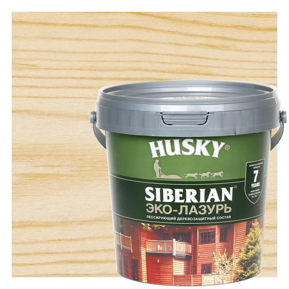 Husky Siberian Эко-лазурь для дерева - защита и натуральная текстура 84392167 STLM-0049149
