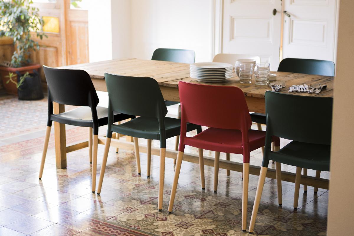 077647 Стул коричневый Santa & Cole Belloch Santreyd  - Вид №3