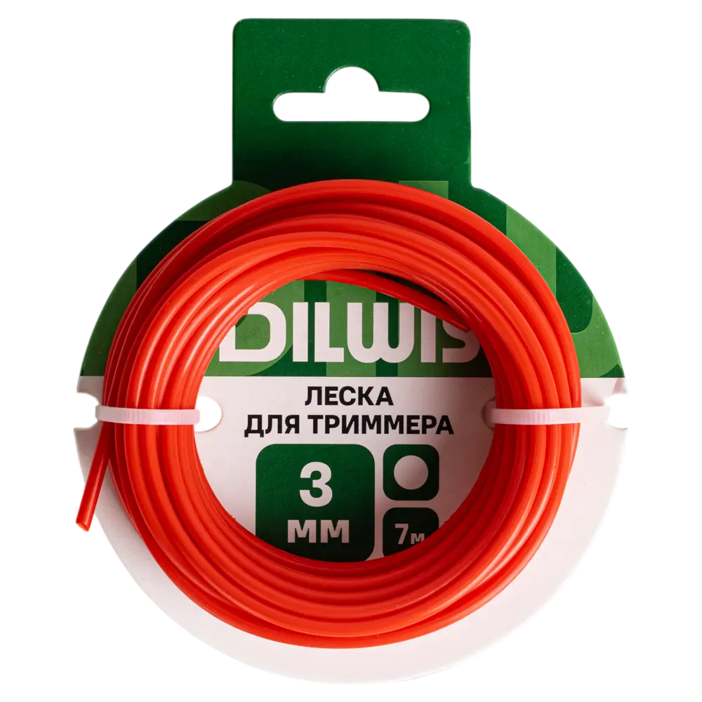 Леска DILWIS 3 мм 7 м цвет красный 89425562 STLM-2152778 