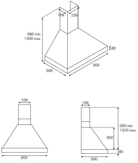 Bertazzoni Настенная вытяжка из нержавеющей стали со встроенной подсветкой Master sun-id-1454533 - Вид №4
