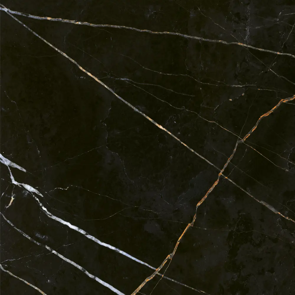 Плитка напольная Black and Gold 42x42 см цвет черный Santreyd Black Gold STLM-2135556