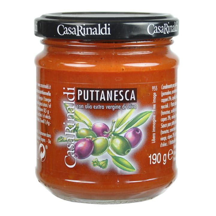 Соус томатный Путанеска Casa Rinaldi 190 г Santreyd 14661 - Вид №1