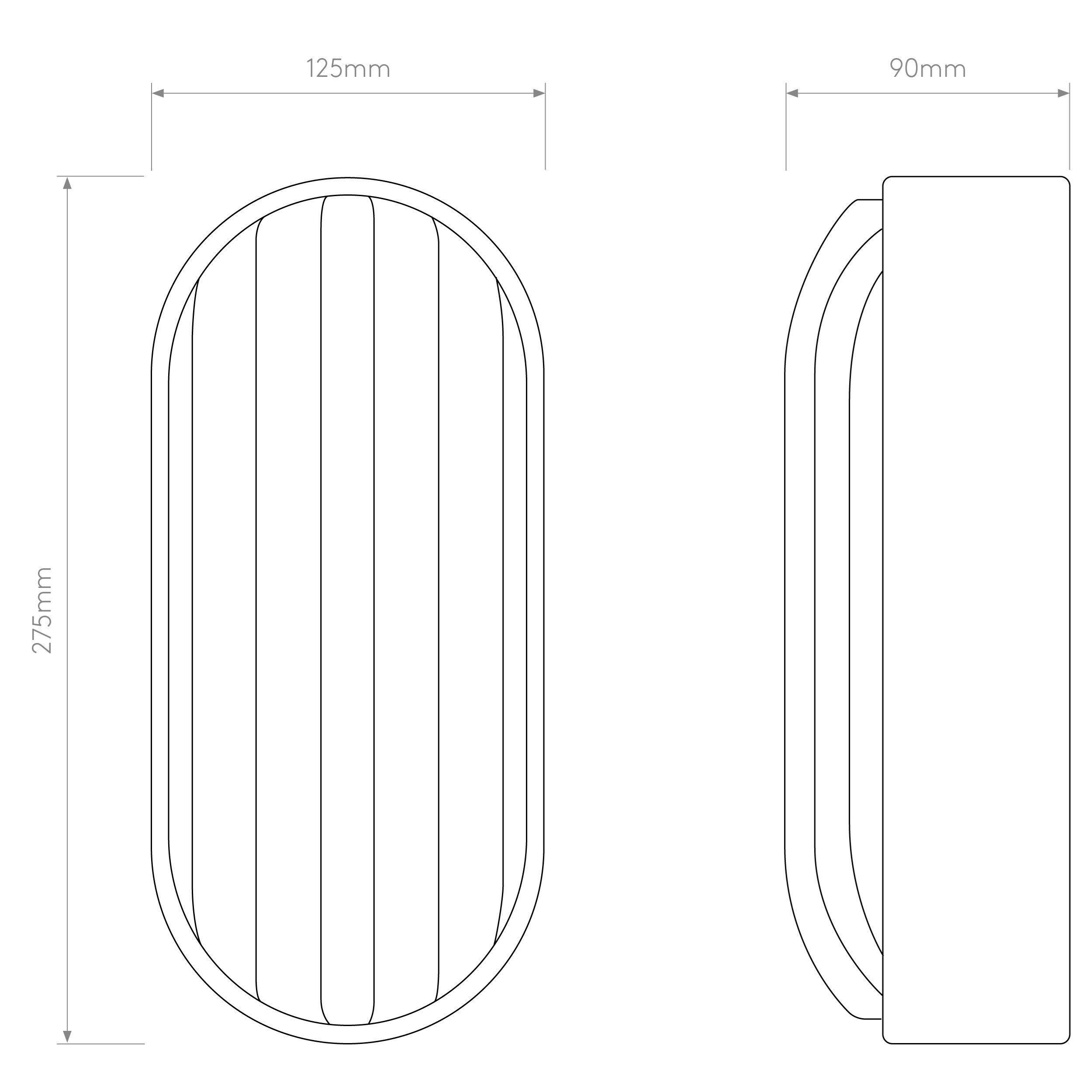 Алюминиевый и стеклянный наружный настенный светильник Astro Lighting MONTREAL OVAL ARCH-00137939 - Вид №6