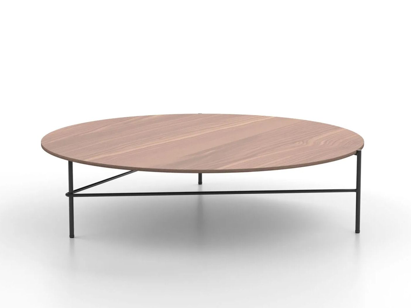 Круглый стол из стали и дерева Omelette Editions DOWNTOWN ARCH-00025518