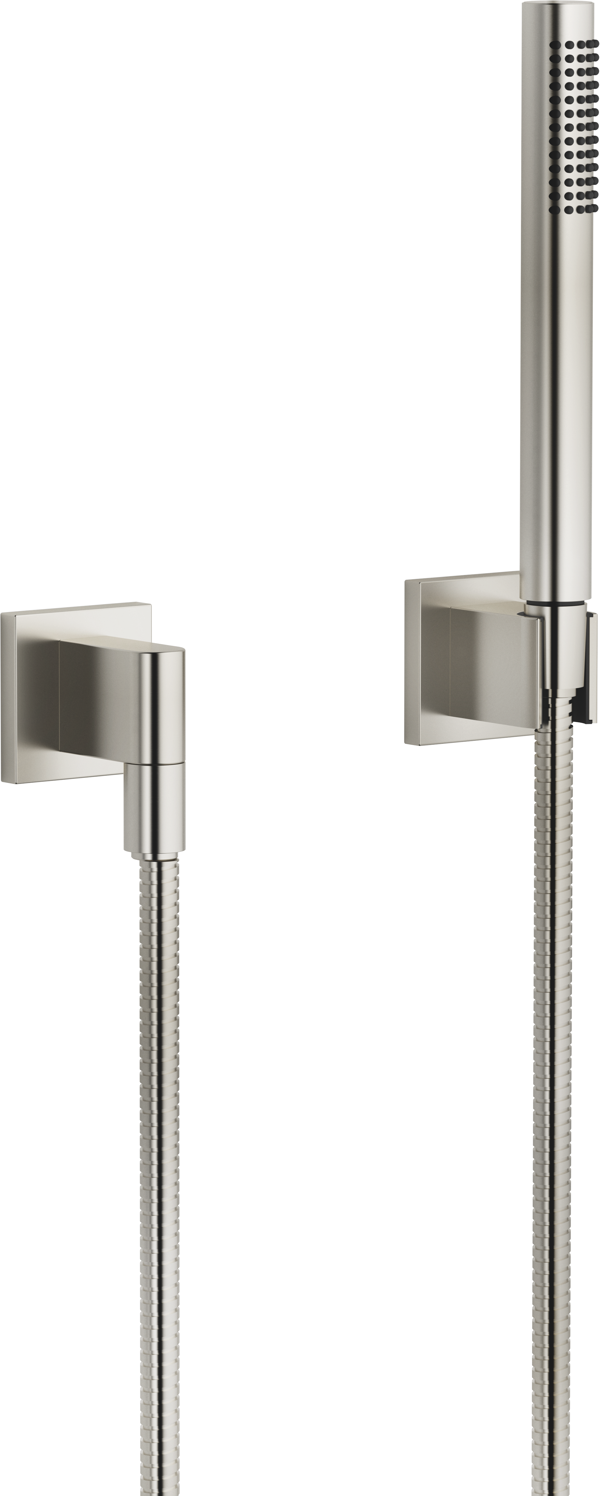 Ручной душ с отдельными розетками - Brushed Platinum