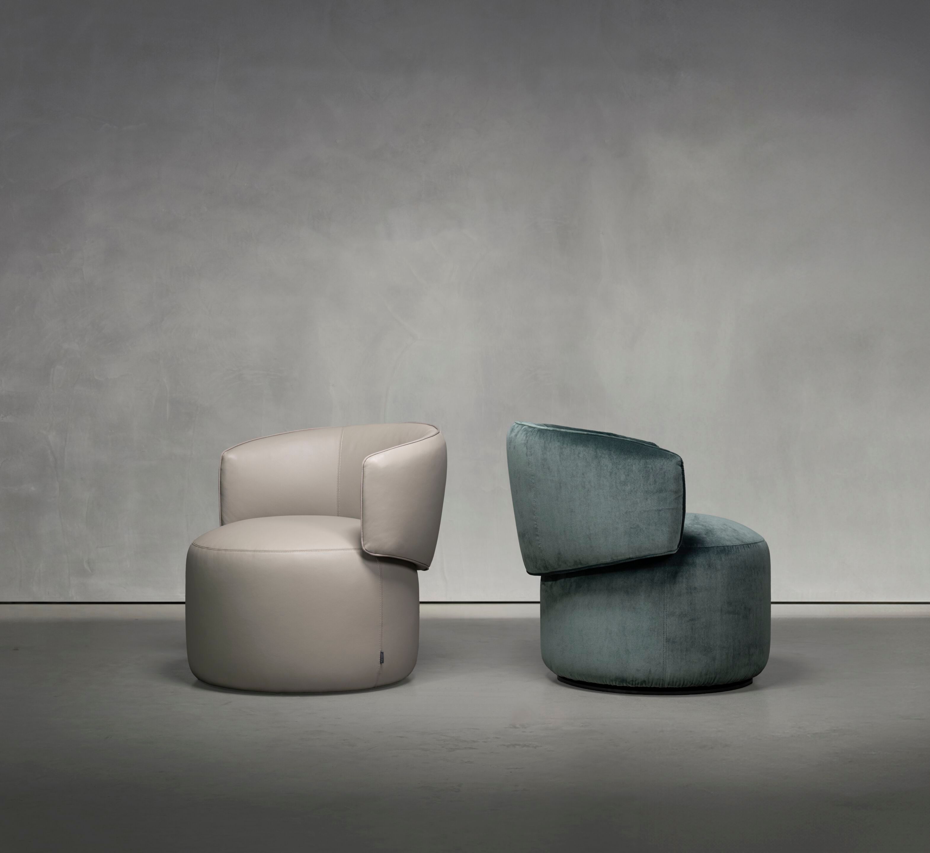 Кожаное вращающееся кресло с подлокотниками Piet Boon Джейн ARCH-00117600 - Вид №3