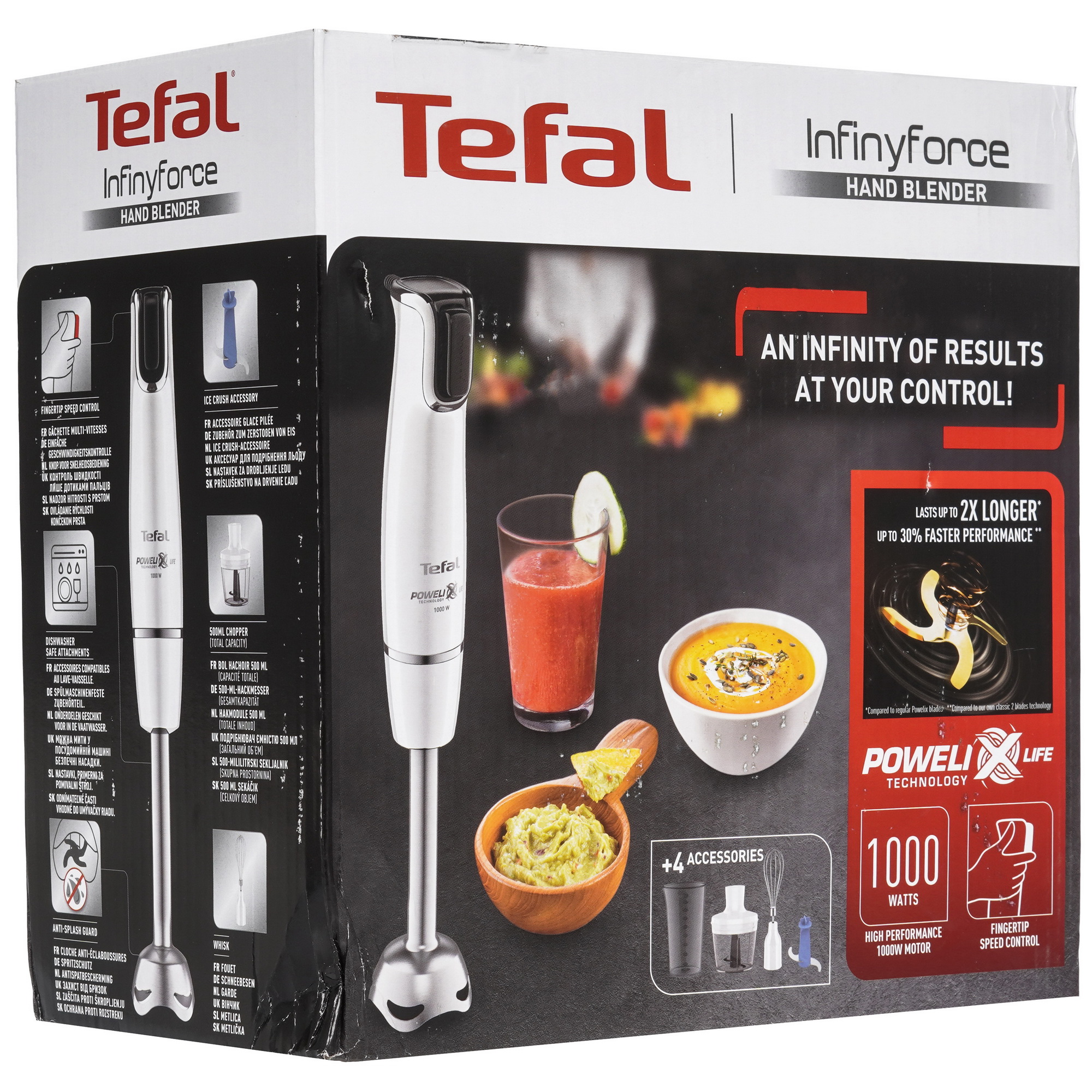 5601944 Блендер погружной Tefal InfinyForce HB944138 белый STDN-0098852 - Вид №10