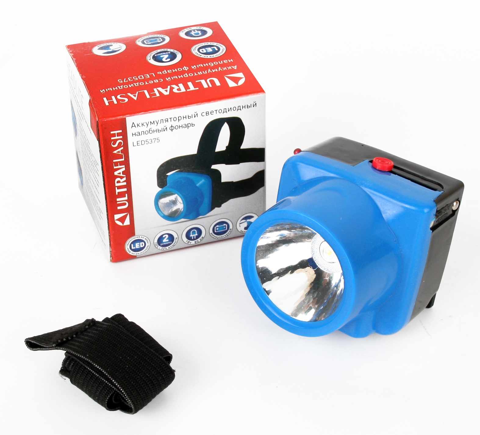 93730419 Фонарь налобный LED5375 1 Вт STLM-0559000 ULTRAFLASH