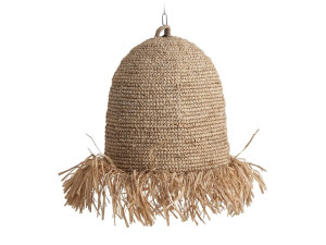 Подвесной светильник из растительного волокна
