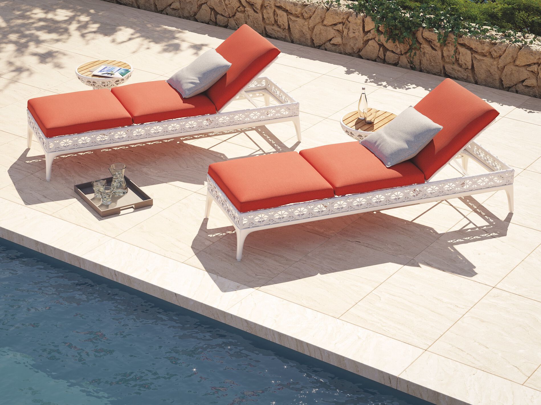 Садовая кровать с откидной спинкой из смолы Walters Reverie ARCH-00085103 - Вид №2