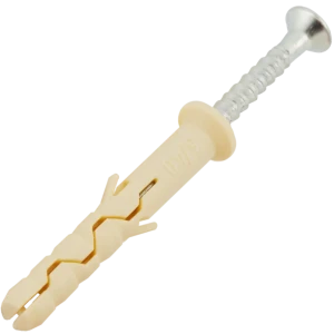 Дюбель-гвозди потайные для полнотелых материалов, 6x40 мм, нейлон, 100 шт.