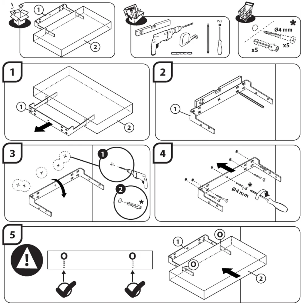 Настенная полка Spaceo Cotta 60 см - элегантное решение для хранения 82877523 STLM-0037368 - Вид №7