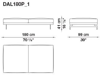 B&B Italia 3-х местный тканевый диван Dock sun-id-1376507 - Вид №193