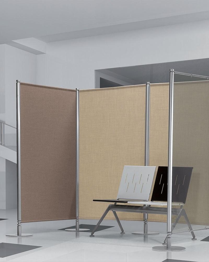 Slalom Отдельностоящая перегородка из пвх и ткани Partition system sun-id-1435511 - Вид №1