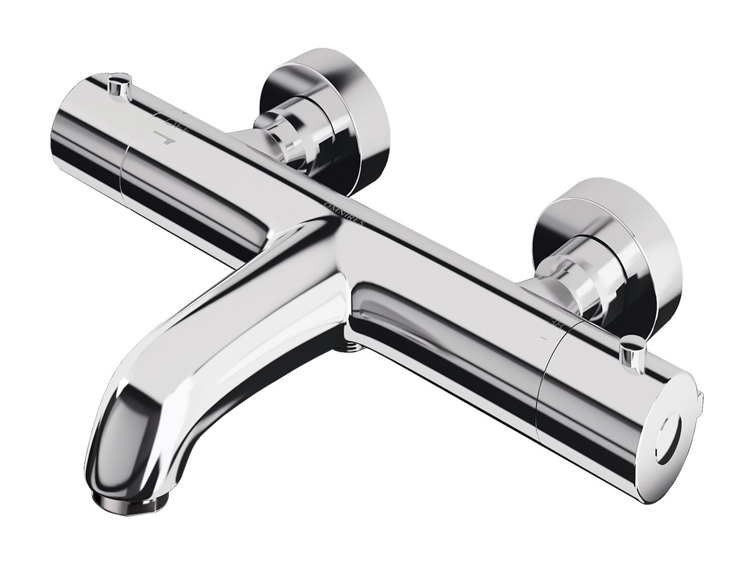Настенный термостатический смеситель для ванны OMNIRES Y ARCH-00086753 - Вид №1