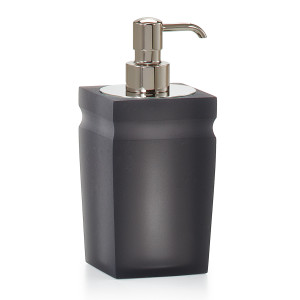 MIL-MSMK-PDN Помповый дозатор Milo Smoke Matte, полированный никель Labrazel