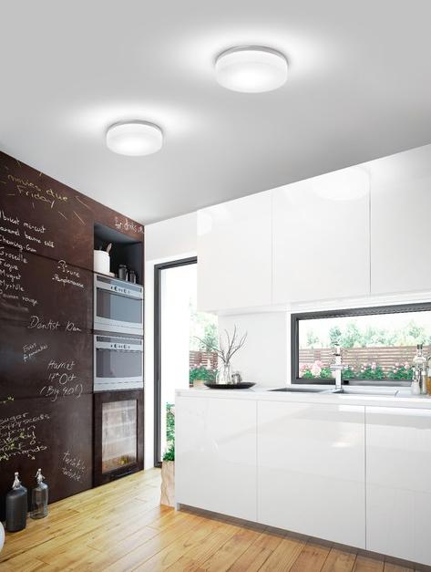 AiLati Настенный светильник / потолочный светильник из опалового стекла Drum sun-id-1407366 - Вид №2