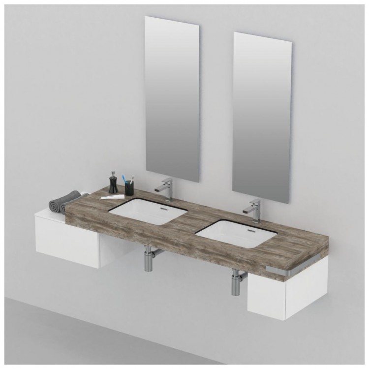 T3258BH Прямоугольное зеркало со светодиодной подсветкой 40х100 см Ideal Standard MIRROR&LIGHT  - Вид №1