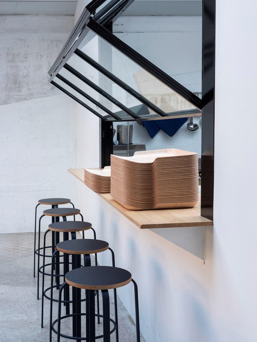 ONDARRETA Высокий табурет с подставкой для ног sun-id-1477435 - Вид №12