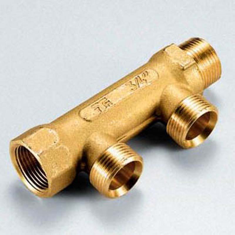 Коллектор НВ 1" TIEMME 4 выхода 3/4"ЕК 50мм 1910015