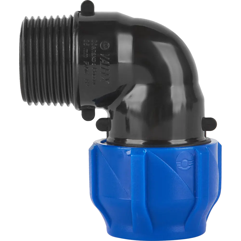 Отвод комбинированный 90° ПНД Valfex 1"x25 мм НР 83742583 STLM-2066573  - Вид №1