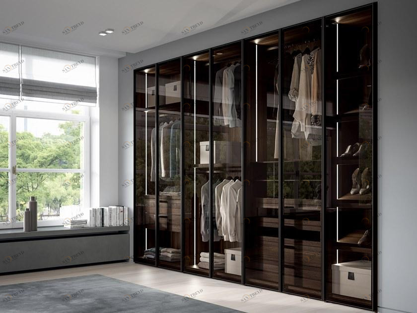 Dall'Agnese Встроенный стеклянный шкаф с ящиками Emotion up sun-id-1515937