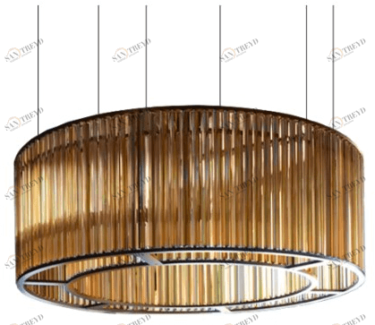 VeniceM Светодиодный подвесной светильник из муранского стекла с диммером Crown sun-id-1427971