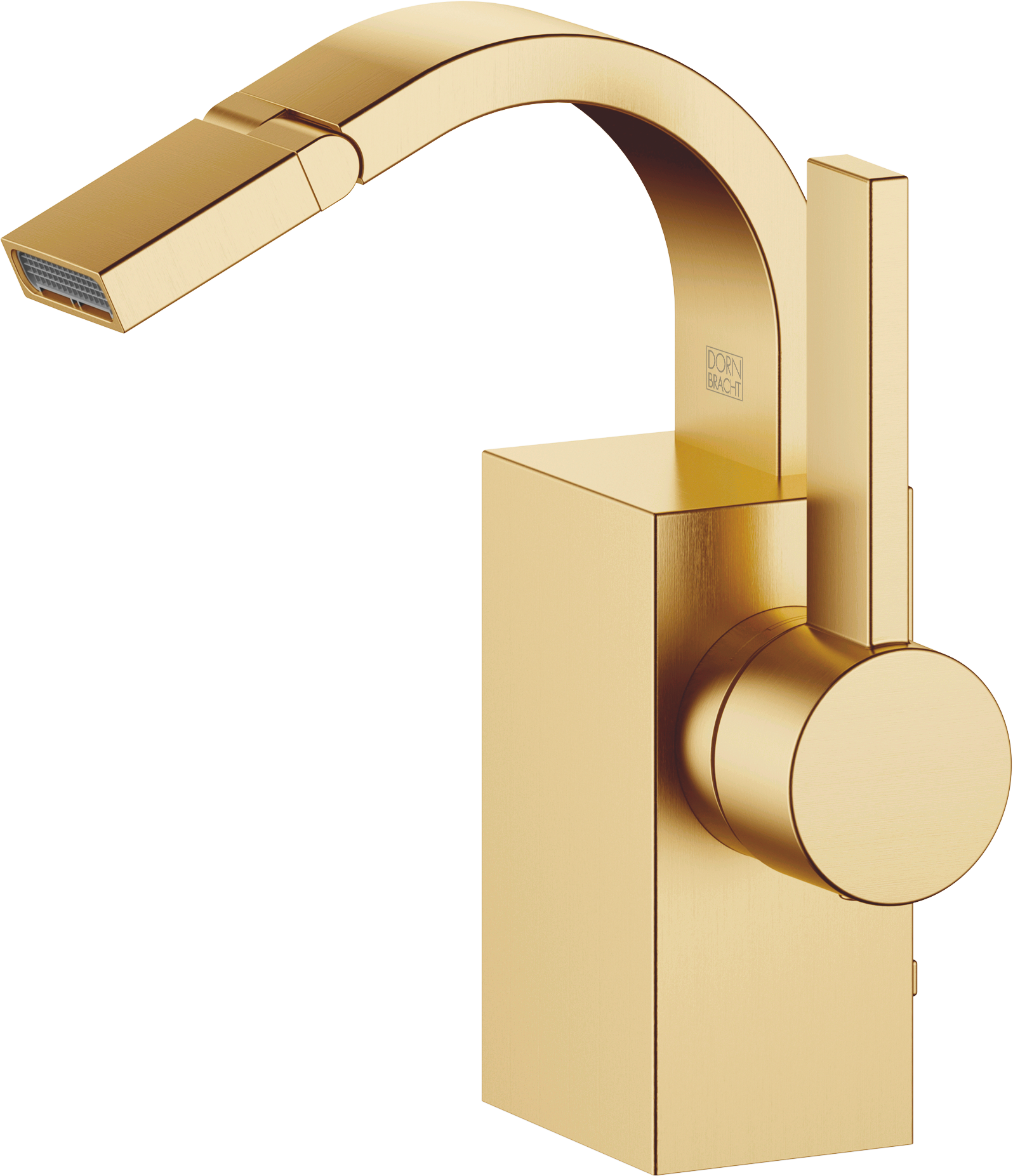 Смеситель для биде однорычажный с донным клапаном - Brushed Durabrass (23-каратное золото) 33600782-28