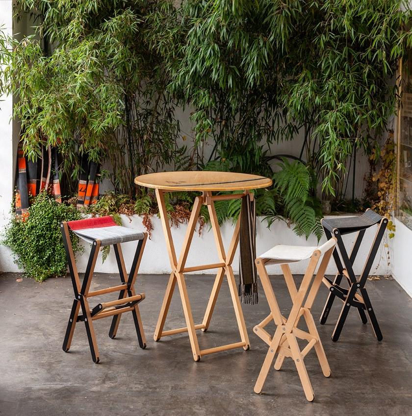 DVELAS Круглый складной высокий стол Dinghy sun-id-1514010 - Вид №1