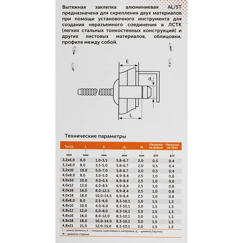 89344424 Заклепка вытяжная Sormat 4.8x14 мм, 25 шт. STLM-1006594  - Вид №2