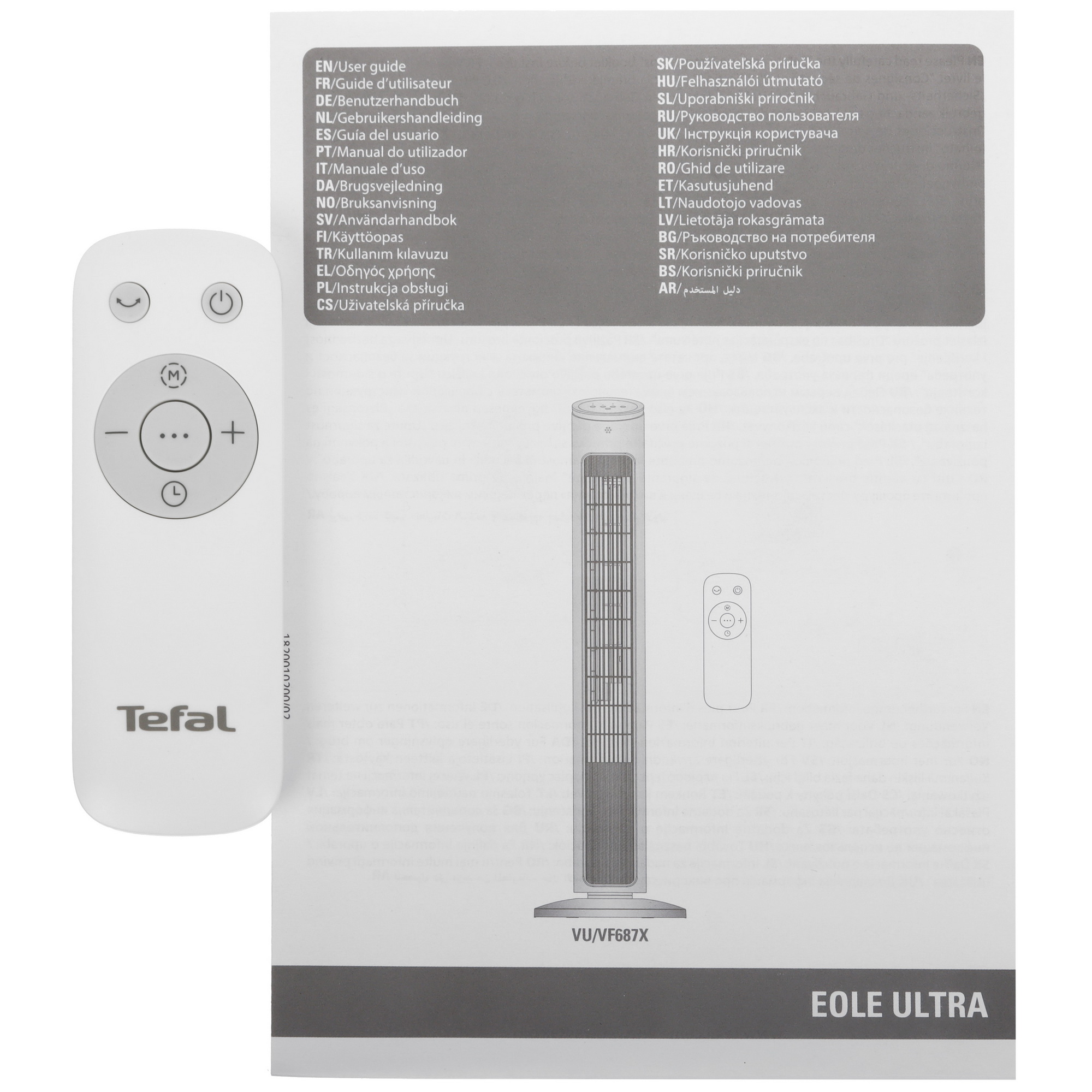9226498 Вентилятор Tefal Eole Ultra VF6871F0  белый STDN-0109133 - Вид №7