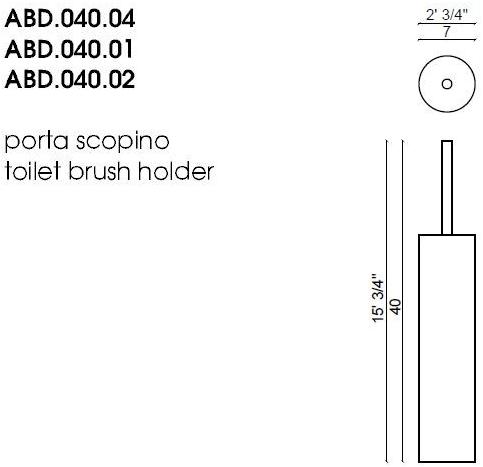 mg12 Ершик для унитаза из латуни Deep sun-id-1487201 - Вид №2