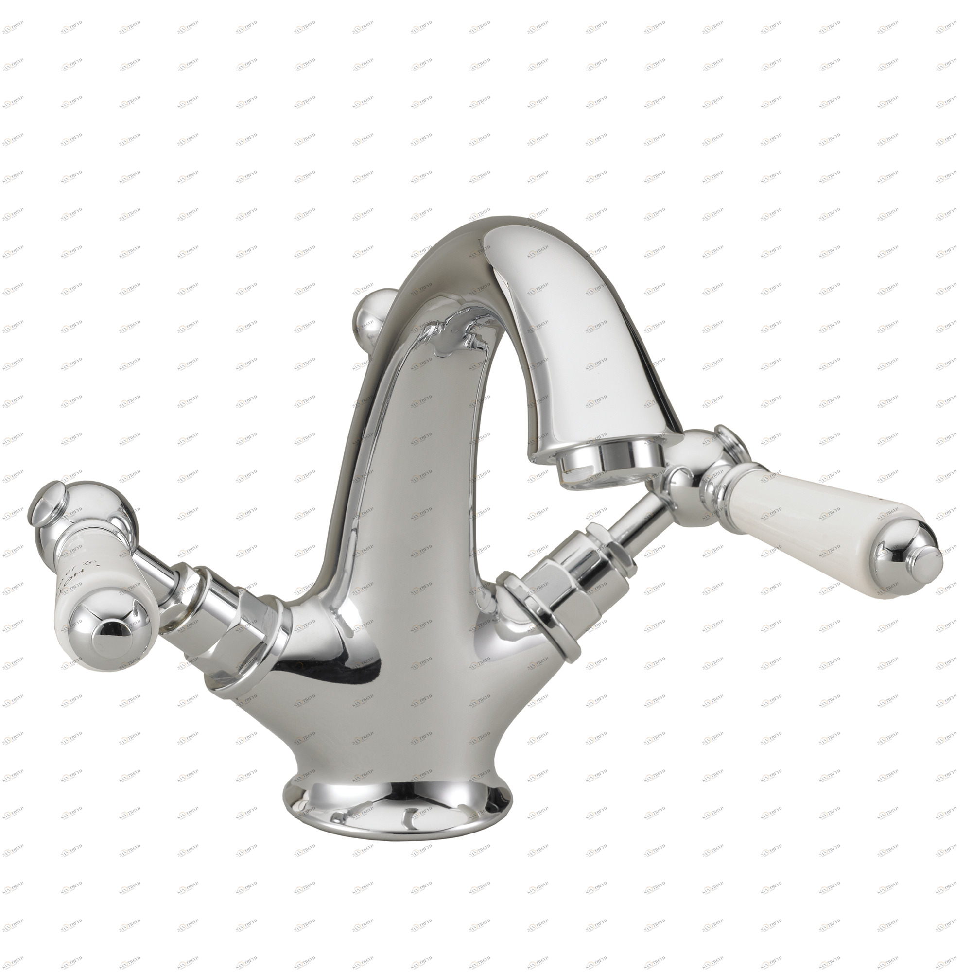 Traditional bathrooms Смеситель для раковины на 1 отверстие ASCOT Tb412.514.bn 