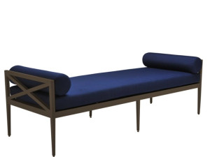 Алюминиевая скамья с порошковым покрытием