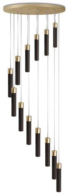 Abrissi Подвесной светильник ручной работы из кожи Forte 11225 Forté - Вид №3