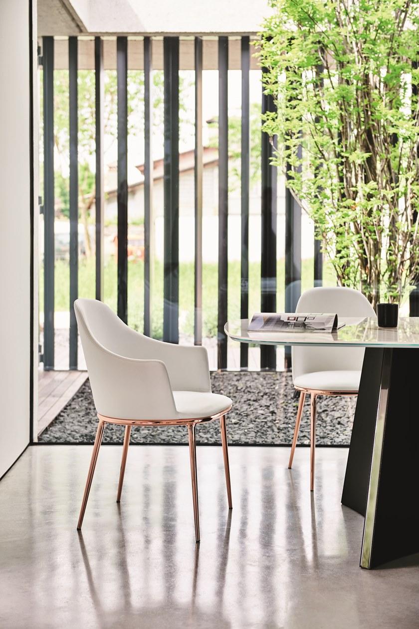 Midj Кожаное кресло с подлокотниками Lea sun-id-1490779 - Вид №2