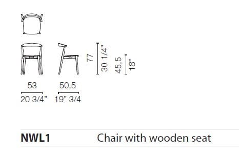 Штабелируемый стул из ясеня CAPPELLINI Newood ARCH-00086948 - Вид №17