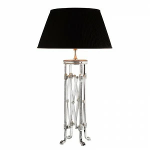 Настольная лампа Regency от Eichholtz хром 110001 EICHHOLTZ ИНТЕРЬЕРНЫЕ 061700 Хром;черный