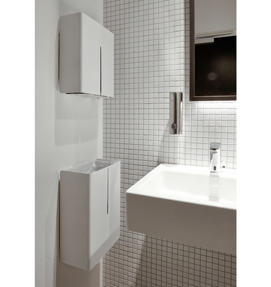 FROST Корзина для бумаги » белый Нержавеющая сталь Белый N1945-W  - Вид №4