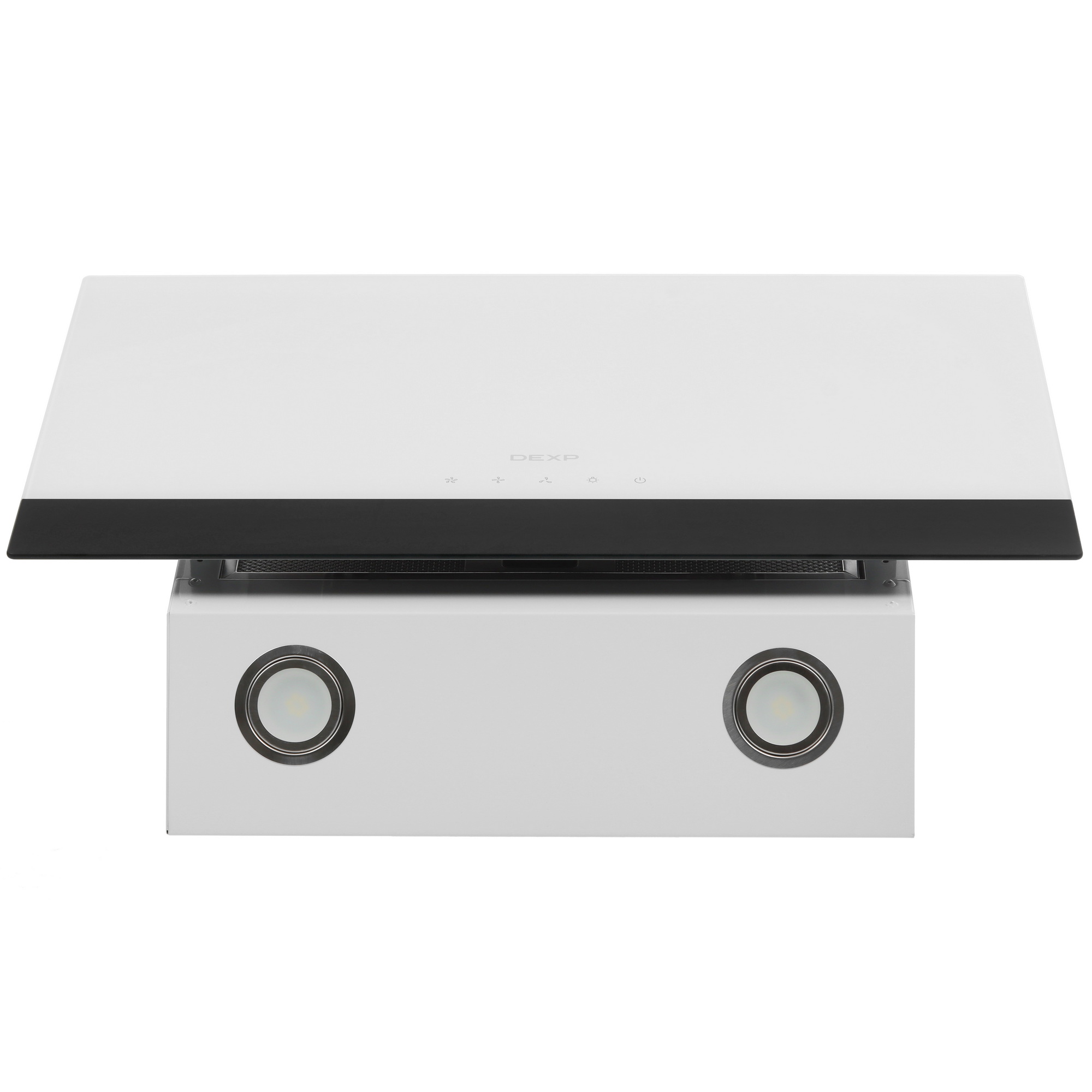 9202368 Вытяжка наклонная DEXP FD01BW белый/черный STDN-0014659 - Вид №6