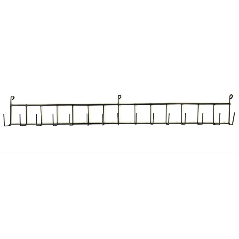Вешалка для садового инструмента одинарная 100x14x6.5 см сталь черный Santreyd STLM-2044775