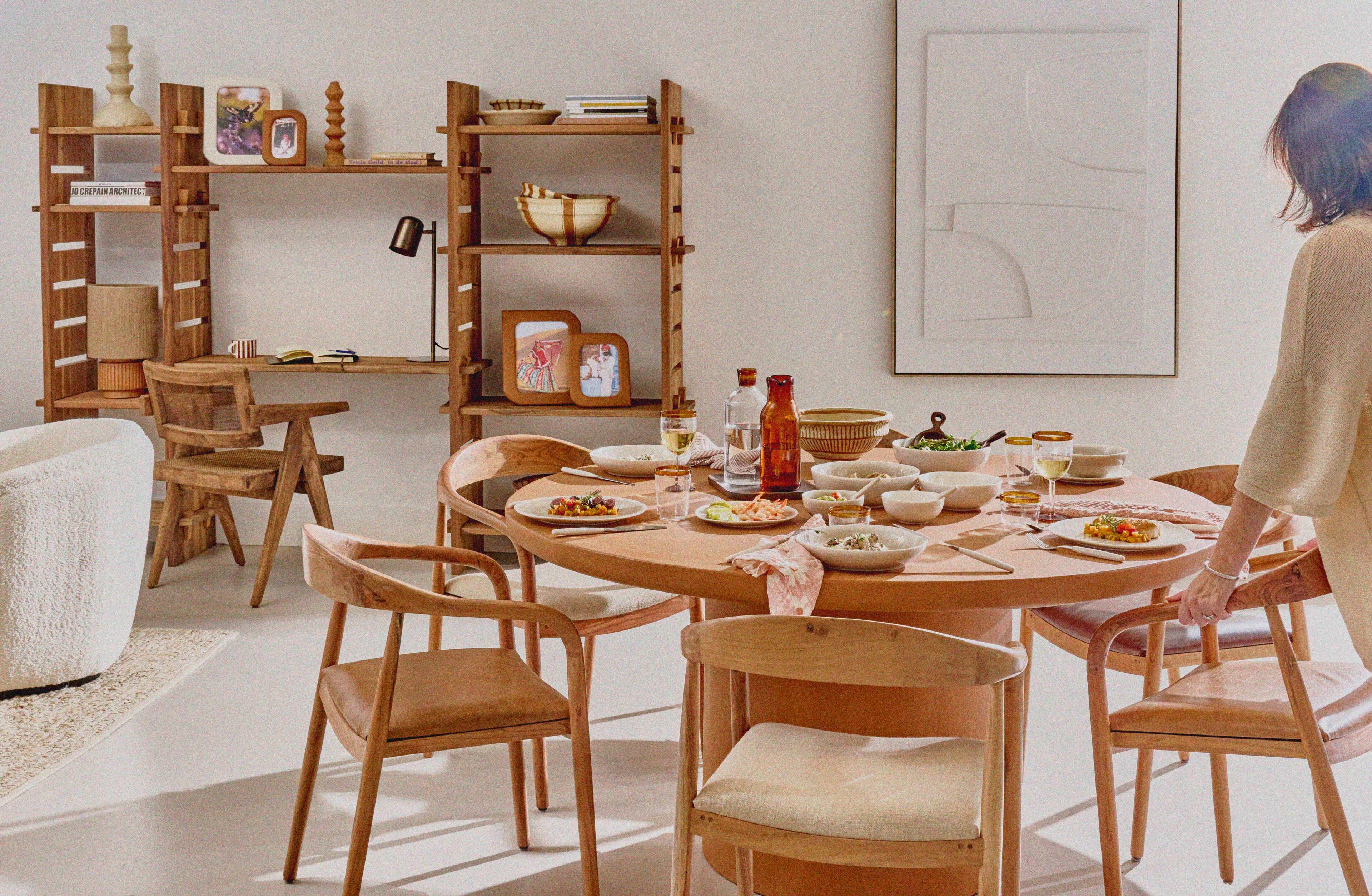 Восстановленная деревянная секционная полка POMAX MURCIA ARCH-00085752 - Вид №9