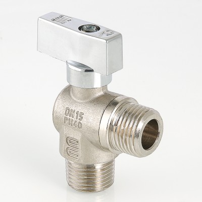 S.041.04 Кран бытовой шаровой угловой Valtec 1/2"х1/2"  - Вид №1