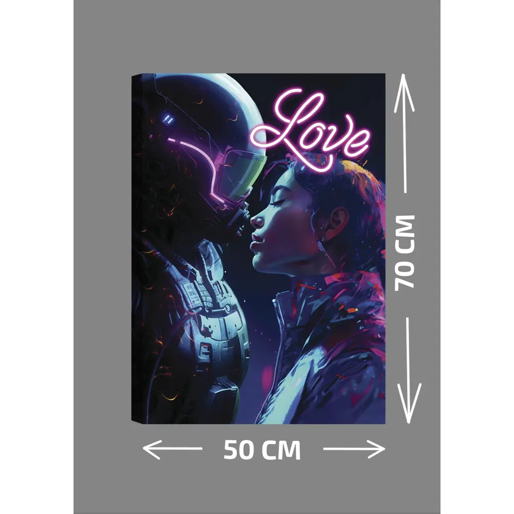 Картина Любовь 50x70 см 88537773 STLM-2044118 FBRUSH  - Вид №3
