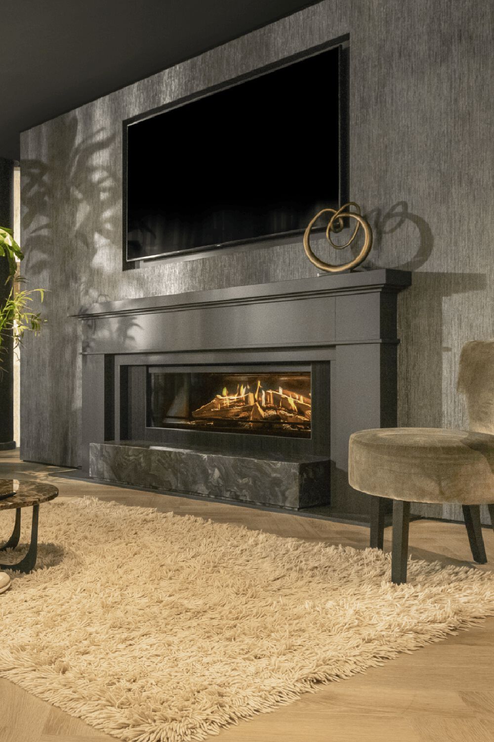 Голографический камин KALFIRE E-ONE 130F ARCH-00007301