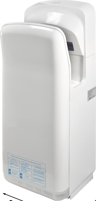 1401.340 Сушилка для рук погружная высокоскоростная с UFобработкой 8878B PUFF  - Вид №8