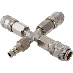 Разветвитель пневматический Pegas Pneumatic тройник со штуцером